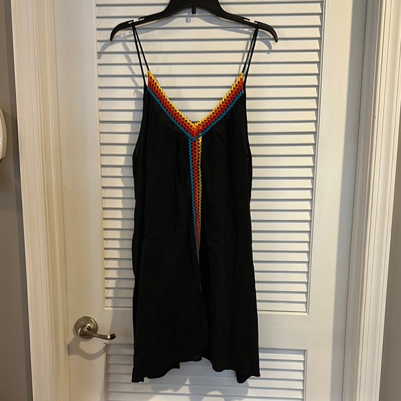 9 Seed Colorful Strappy Mini Dress - Picture 1 of 5